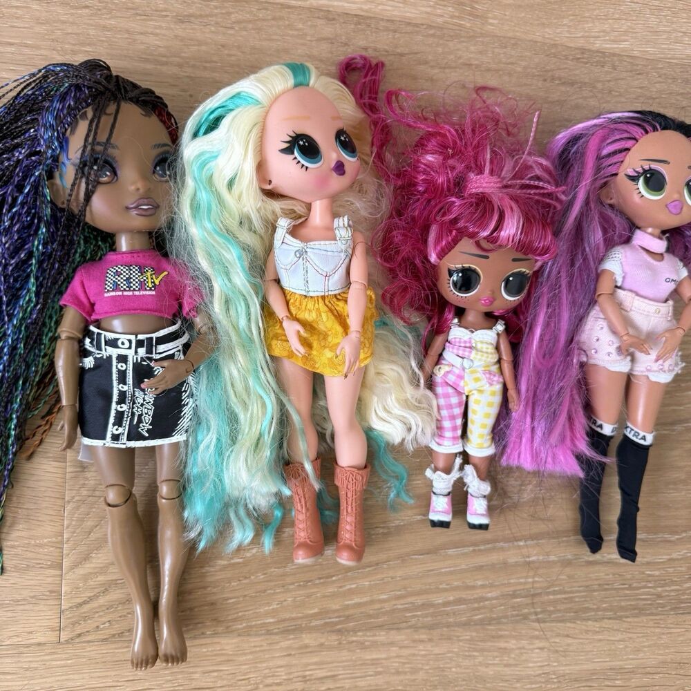 Rainbow High - LOL Surprise OMG - MGA Entertainment DOLL LOT 4 DOLLS TOTAL